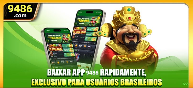 Imagem promocional da 666a mostrando a plataforma e suas vantagens